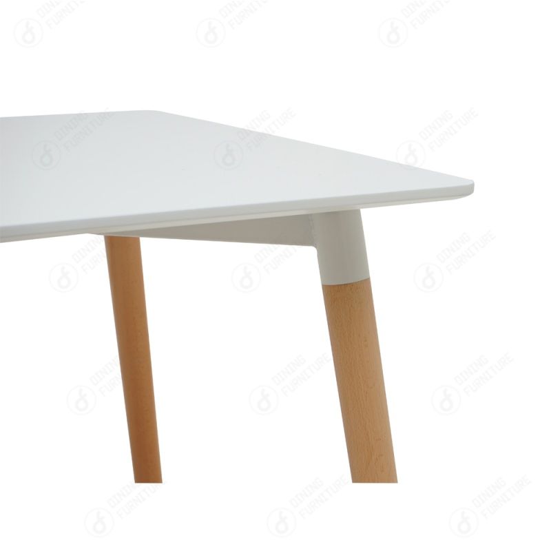 Wooden Leg Square MDF Dining Table DT-M04