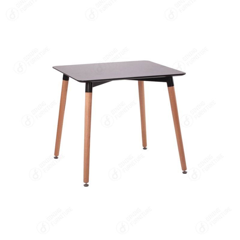 Wooden Leg Square MDF Dining Table DT-M04