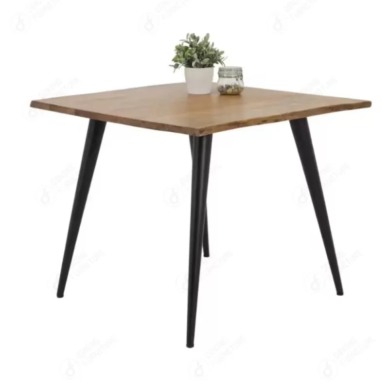 Iron Leg MDF Small Square Table DT-M10