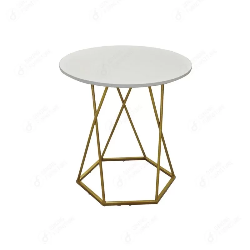 MDF Dining Table with Metal Leg Base DT-M14