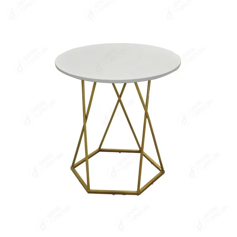 MDF Dining Table with Metal Leg Base DT-M14