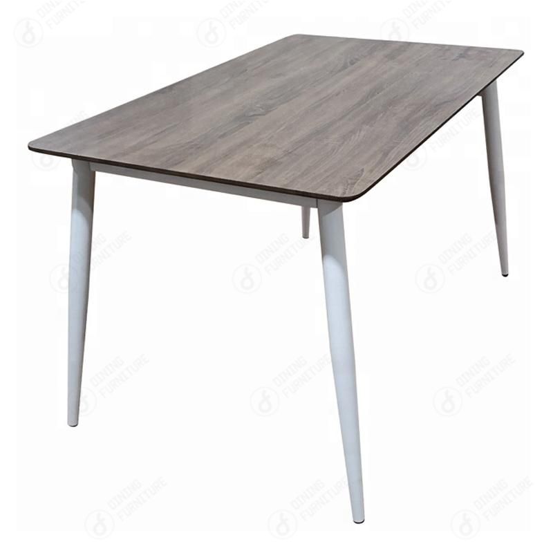 MDF Table Top with Metal Legs Dining Table DT-M03