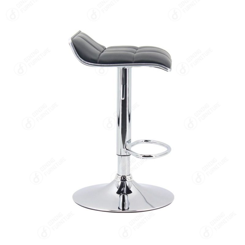 Flat Seat Leather Swivel Bar Chair DB-U66S