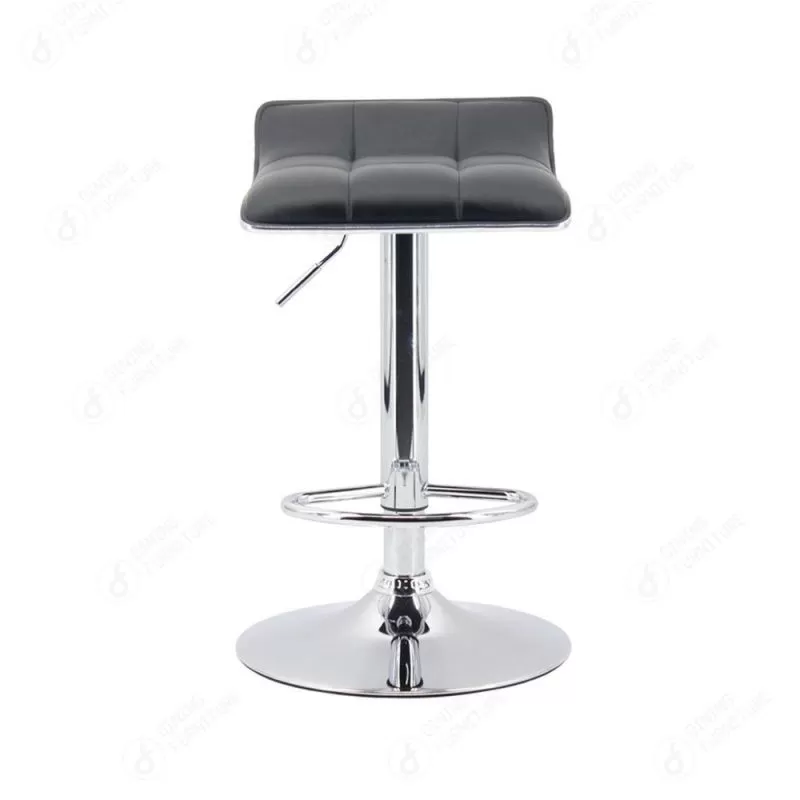 Flat Seat Leather Swivel Bar Chair DB-U66S