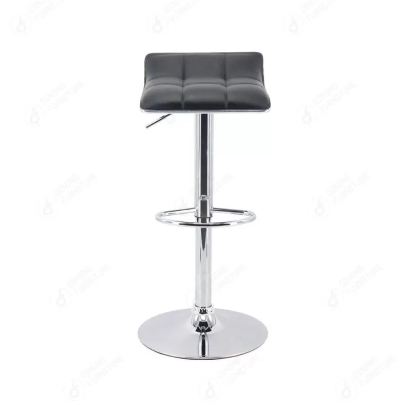 Flat Seat Leather Swivel Bar Chair DB-U66S