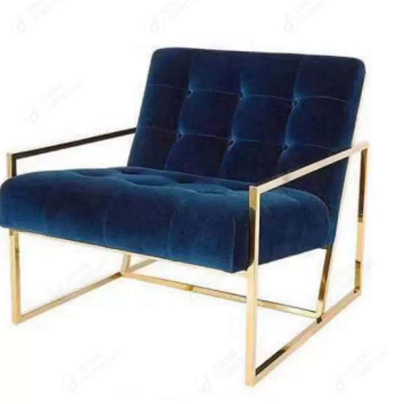 Metal Frame Single Sofa Chair DS-15