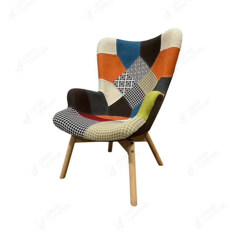 Soft Fabric Sofa Chair with Armrest DS-03