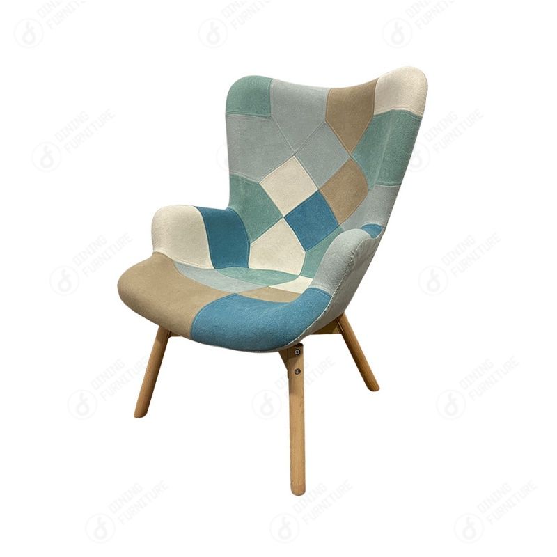 Soft Fabric Sofa Chair with Armrest DS-03