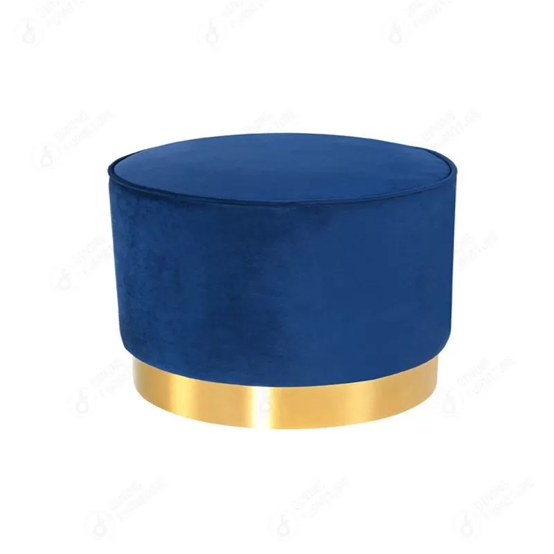 Round Velvet Ottoman DF-12