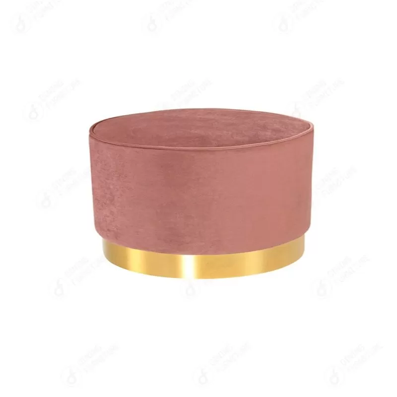 Round Velvet Ottoman DF-12