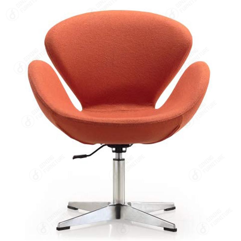 Wing Upholstered Fabric Chair Outstretched Reception Chair DS-14