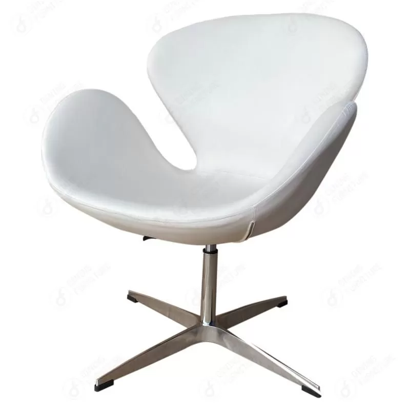 Wing Upholstered Fabric Chair Outstretched Reception Chair DS-14