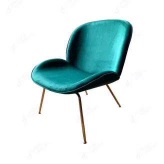 Velvet Living Room Chair with Backrest DS-04