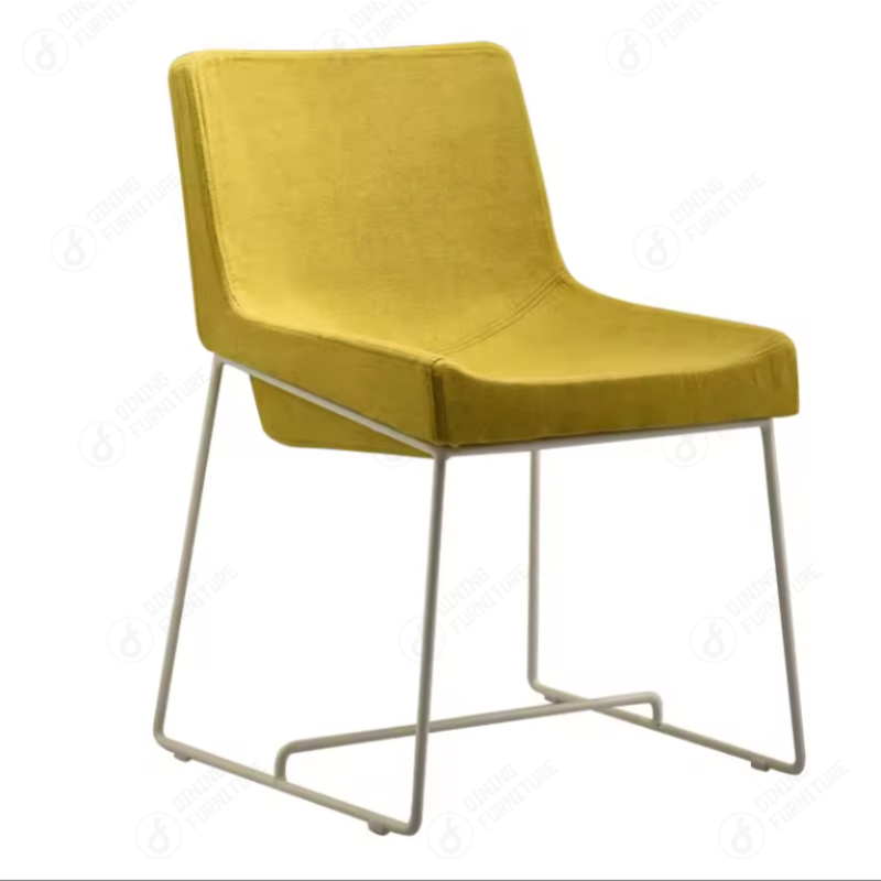 Fabric Covered Upholstered with Metal Legs DS-01