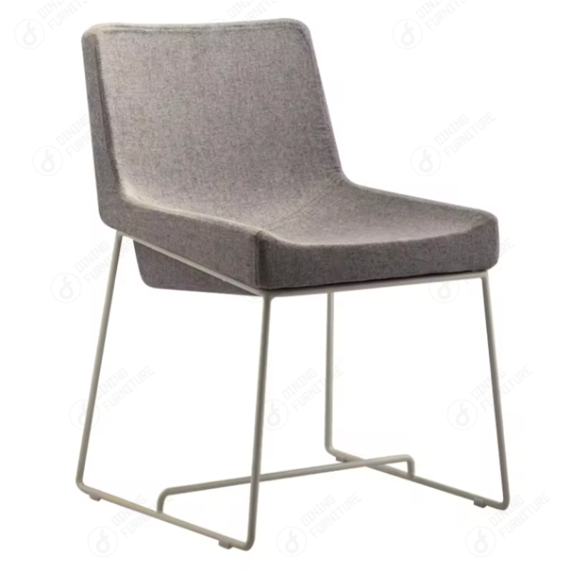 Fabric Covered Upholstered with Metal Legs DS-01