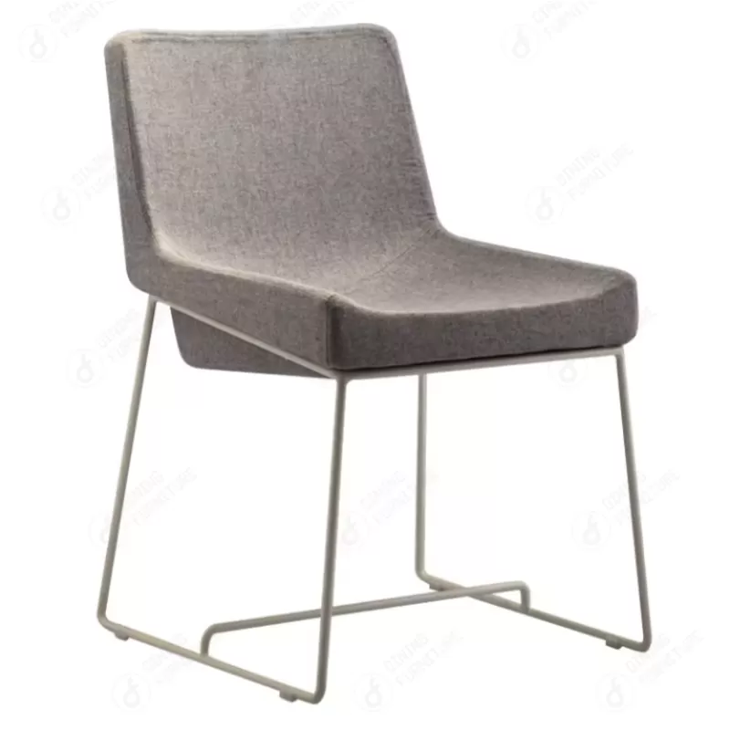 Fabric Covered Upholstered with Metal Legs DS-01