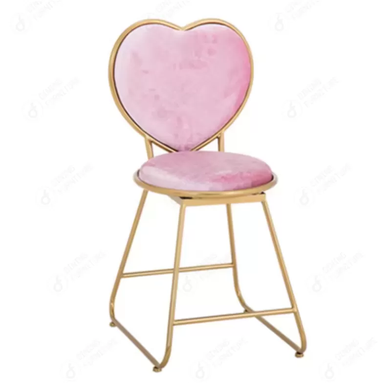 Metal Chair with Hollow Round Backrest DC-H08