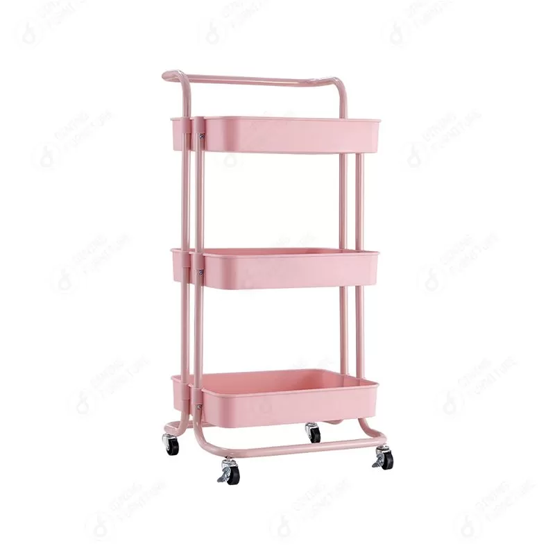 3-layer Kitchen Carts Storage Shelf Trolley DZ-01