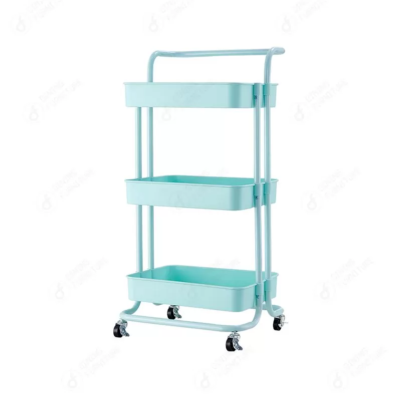 3-layer Kitchen Carts Storage Shelf Trolley DZ-01