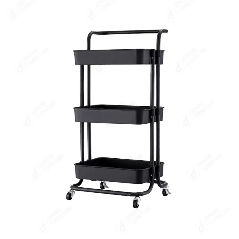 3-layer Kitchen Carts Storage Shelf Trolley DZ-01