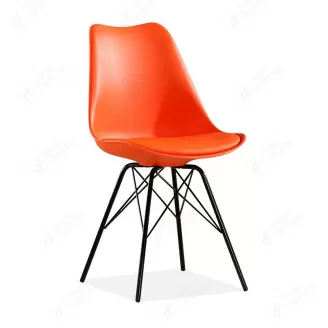 Eames Metal Legs Plastic Dining Chair DC-P03H