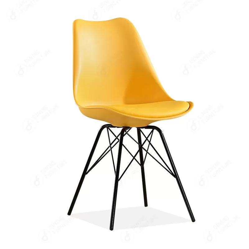 Eames Metal Legs Plastic Dining Chair DC-P03H