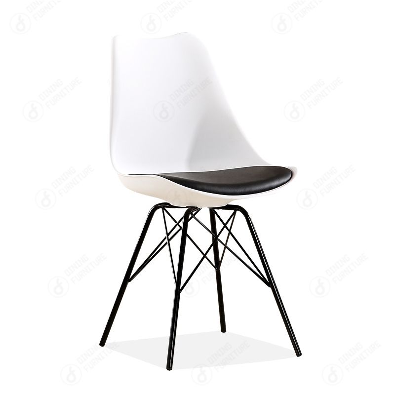 Eames Metal Legs Plastic Dining Chair DC-P03H