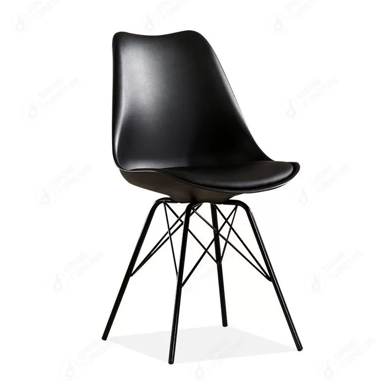 Eames Metal Legs Plastic Dining Chair DC-P03H