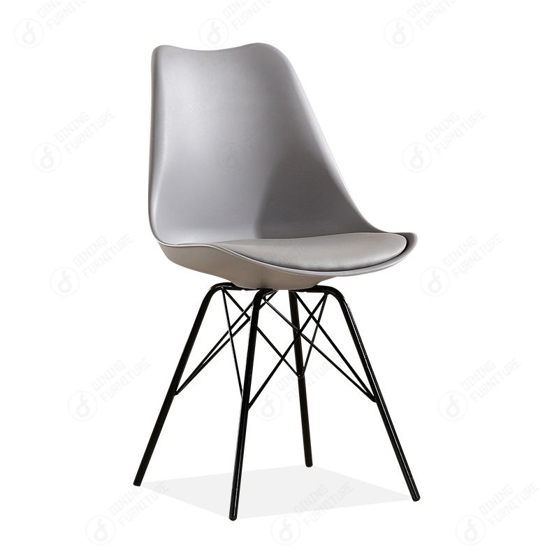 Eames Metal Legs Plastic Dining Chair DC-P03H