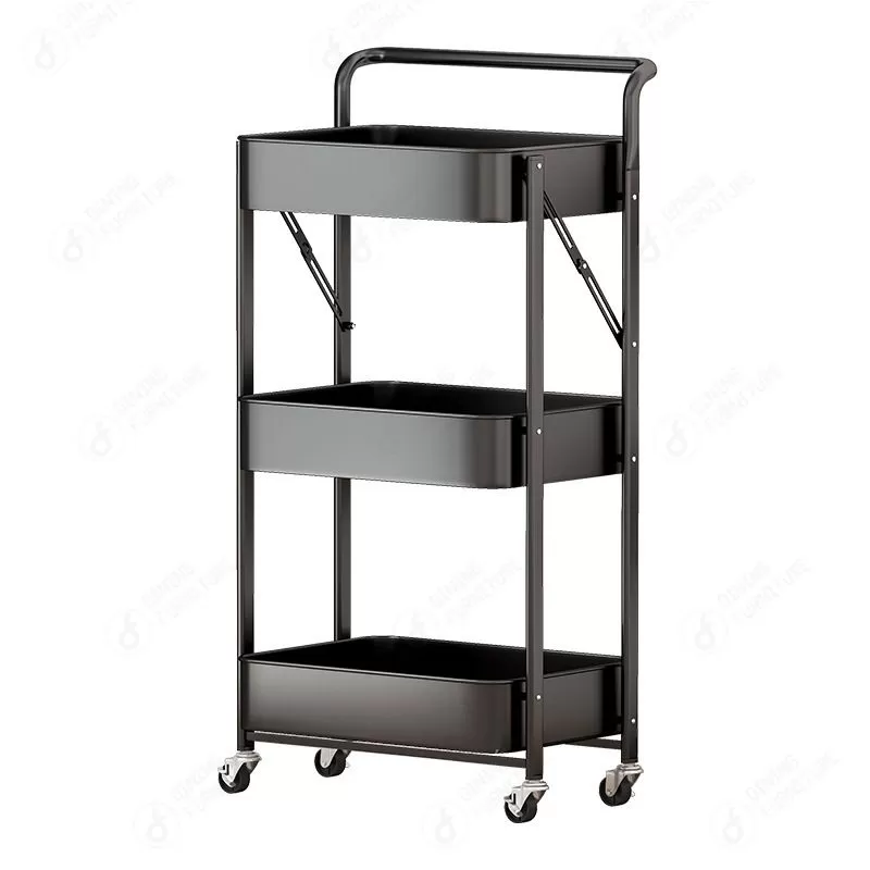 3 Layers of Metal shelving