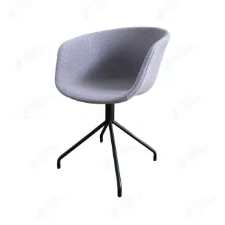 Plated 4-star Base with Castors Office Armchair DC-F07B